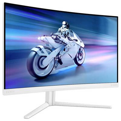 Futuristická motorka v maximálnej rýchlosti na obrazovke s farebnými prechodmi, reprezentujúca dynamickú technológiu a rýchlosť.