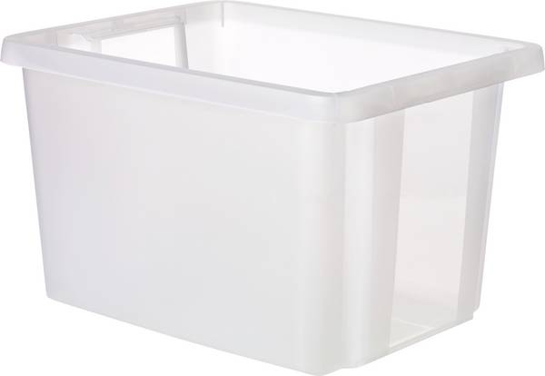 Curver 225497 otočný stohovací zásobník, ESSENTIALS Drehstapelbox 26L, transparent, stohovateľné, priehľadná, 1 ks