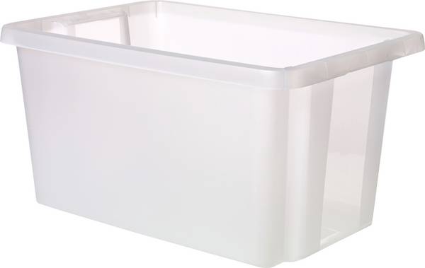 Curver 225404 otočný stohovací zásobník, ESSENTIALS Drehstapelbox 45L, transparent, stohovateľné, priehľadná, 1 ks