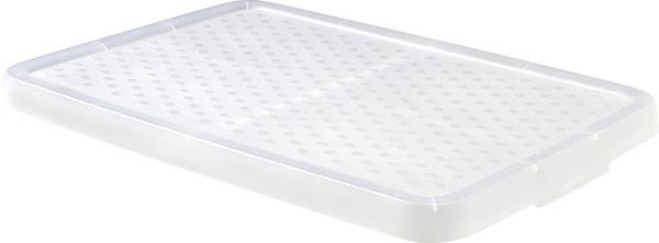 Curver 230303 otočný stohovací zásobník, ESSENTIALS Deckel für 45L Boxen, priehľadná, 1 ks