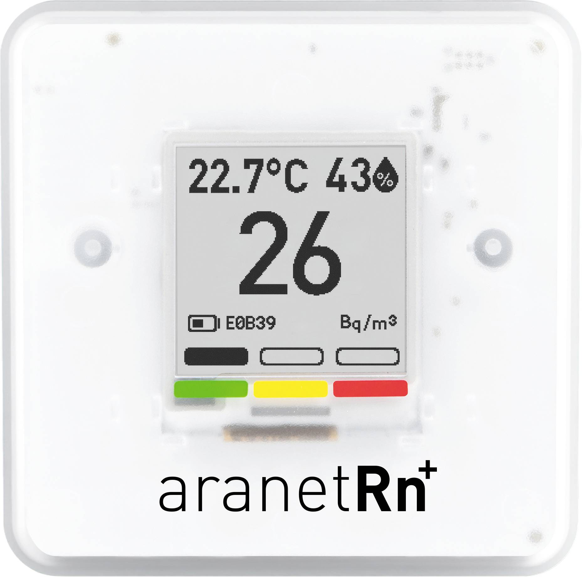 aranet Radon Plus Misuratore Radon 0, 0, 0 - 4000, 50, 85 Bq/m³, °C, %