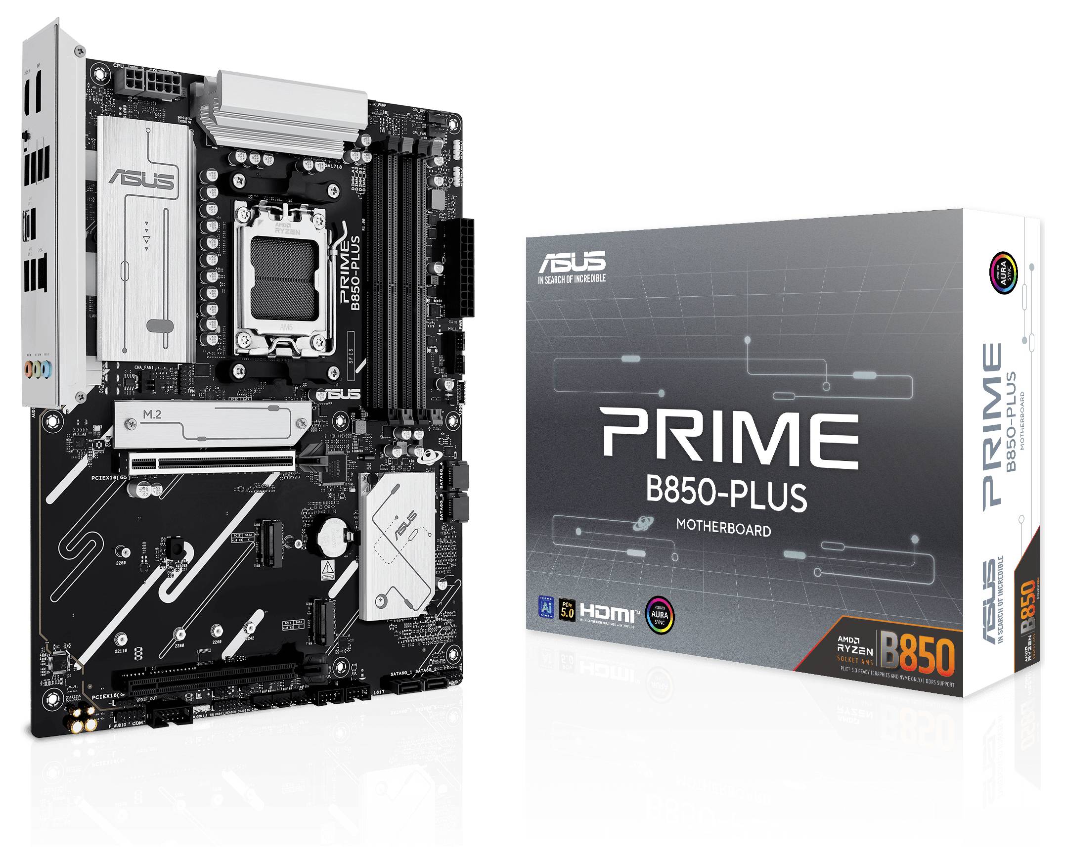 Asus 90MB1LC0-M0EAYC Základná doska Socket AMD AM5 Tvarový faktor ATX Čipová sada základnej dosky AMD® B850-1