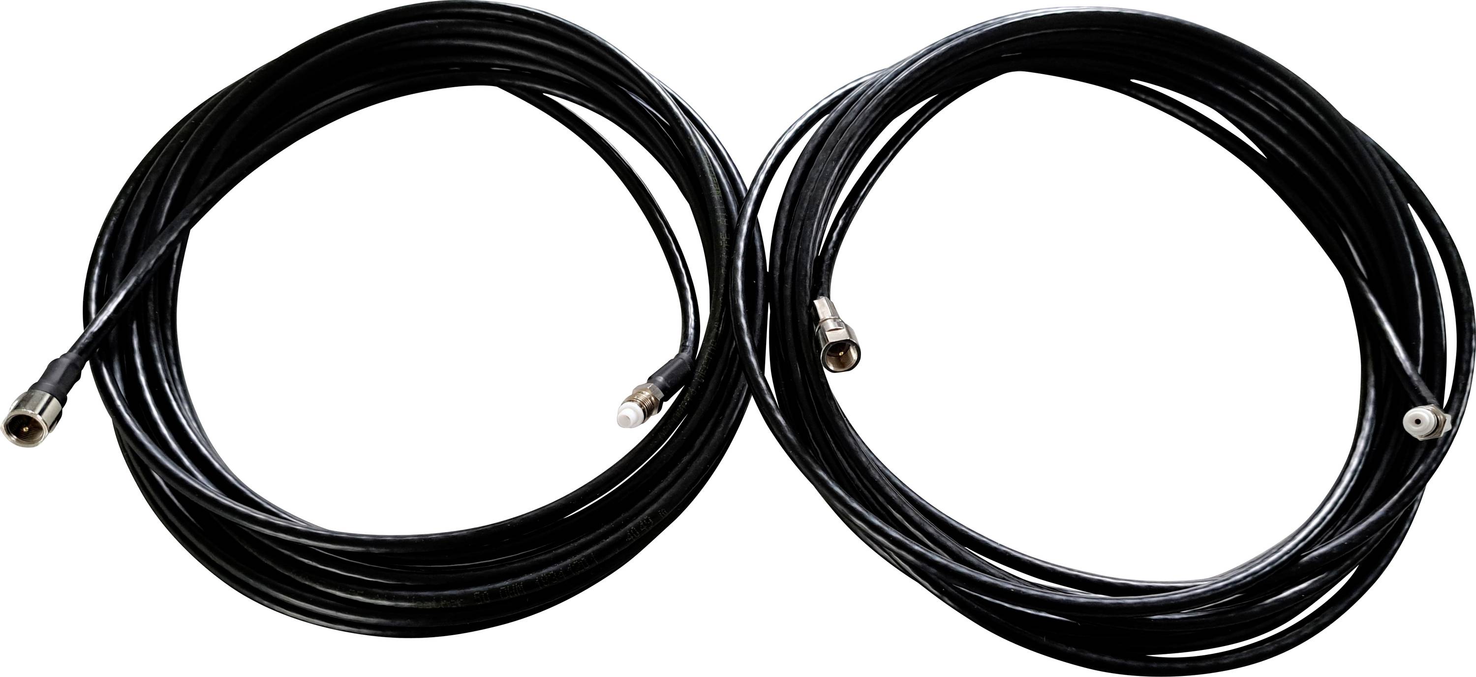 Wittenberg Antennen LTE, UMTS Mobilfunk 2 x 5 m Duo K-103072 Adattatore FME - 1 pz.