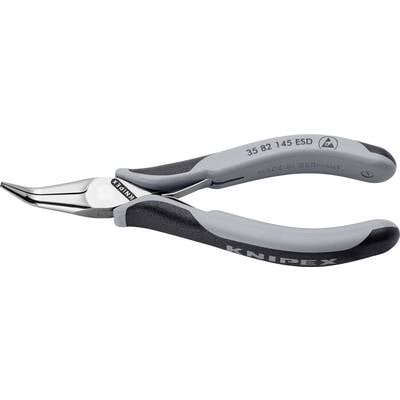 'KNIPEX' presná plochá kliešte s protišmykovým držadlom, zahnutým hrotom. Náradie z ušľachtilej ocele, vyrobené v Nemecku.