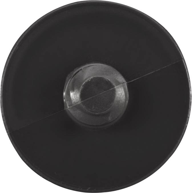 Zhora je zobrazený čierny, guľatý objekt, ktorý vyzerá ako reproduktor alebo disk.