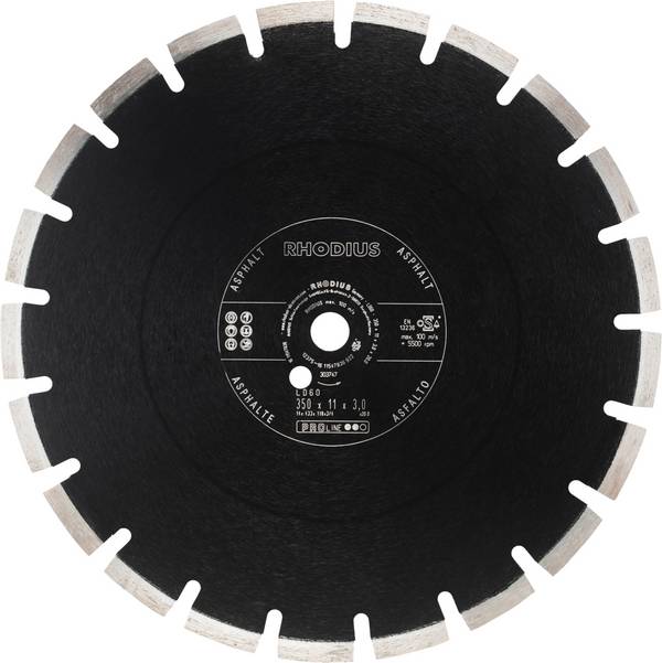 Rhodius LD60 303747 diamantový rezný kotúč  1 ks Asfalt