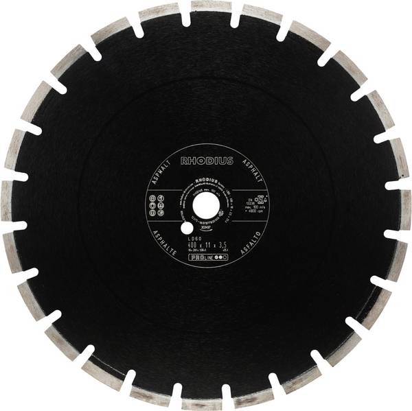 Rhodius LD60 303497 diamantový rezný kotúč  1 ks Asfalt