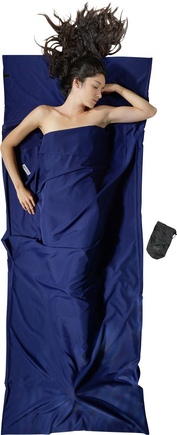 Spací vak Cocoon MFT85, obdĺžnikový spací vak pre dospelých, mikrovlákno, polyester, modrá