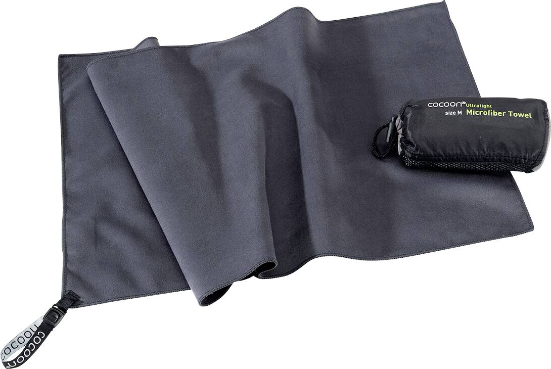 Cestovný uterák Cocoon TSU06-XL 150 x 80 cm mikrovlákno, polyester sivý 1 kus-0