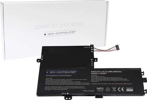 ipc-computer akumulátor do notebooku Akku LE L18C3PF7-68 REPLACE 11.40 V 4500 mAh IPC-Computer