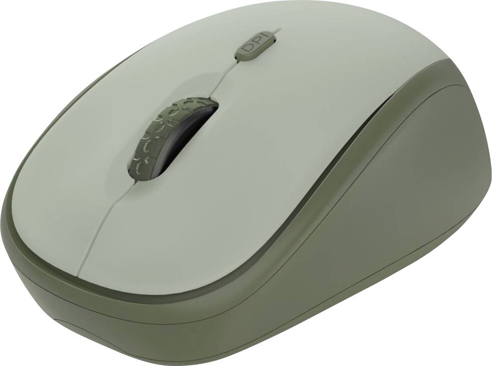 Trust YVI+Funkmaus Mouse Senza fili Green