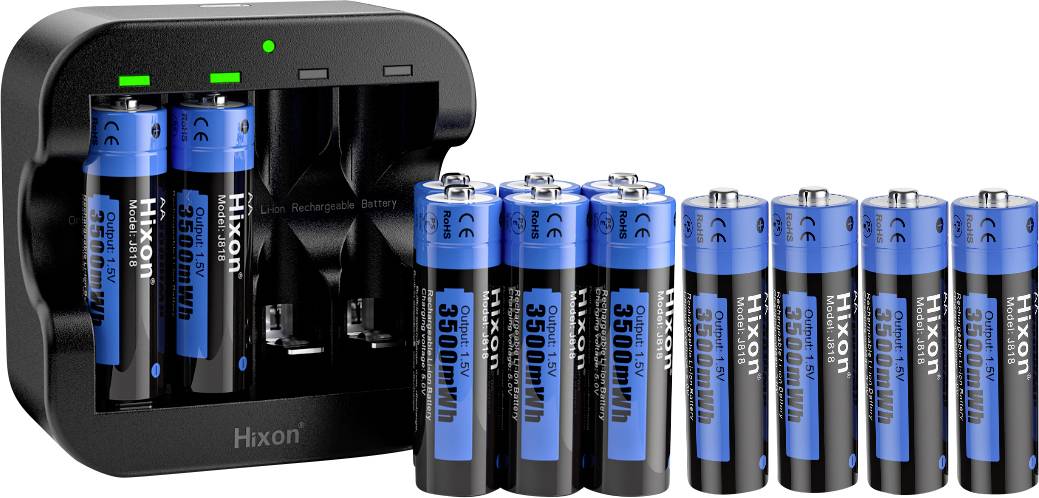 Hixon Q022 Batterijlader Li-ion AAA (potlood), AA (penlite)