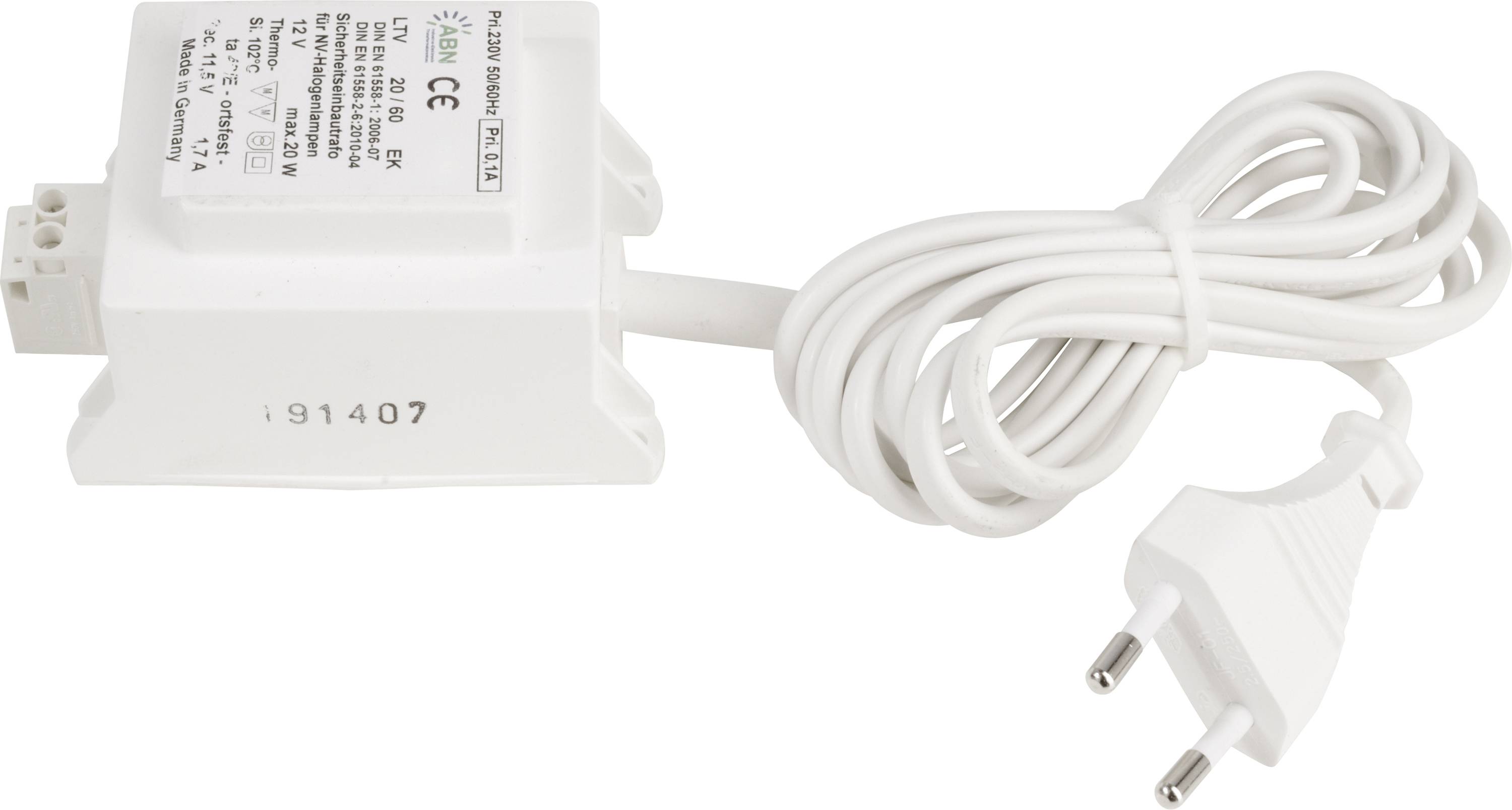 ABN DIM, CV, 11,5V AC, 20 W, IP20 napájací zdroj pre LED 1000 - 1660 mA