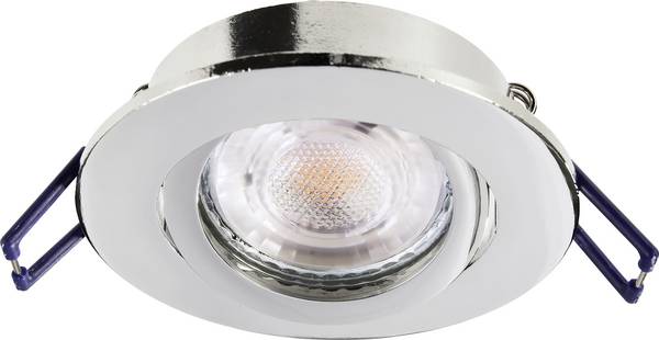 Deko Light Samsola, rund, glänzend, Silber 110041 stropná lampa     strieborná (lesklá)