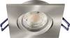 Deko Light Samsola, eckig, gebürstet, Silber 110046 stropná lampa GU10 strieborná (kartáčovaná)