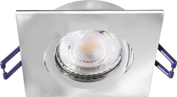 Deko Light Samsola, eckig, glänzend, Silber 110047 stropná lampa     strieborná (lesklá)