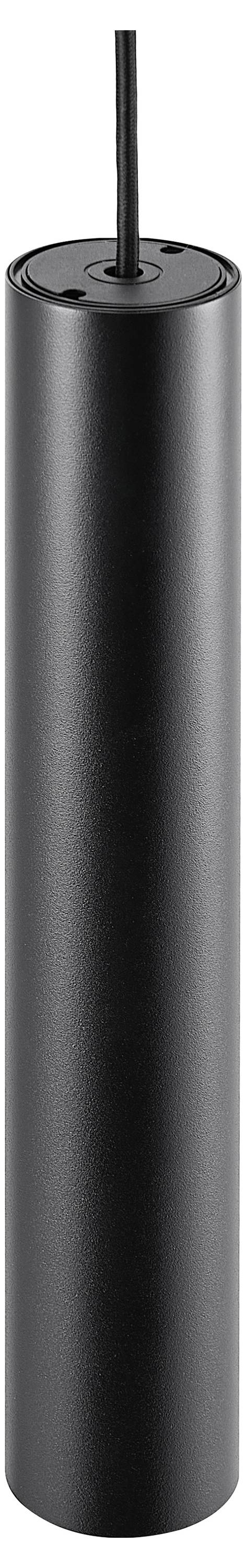 Čierny valcovitý reproduktor s káblom vedúcim nahor.