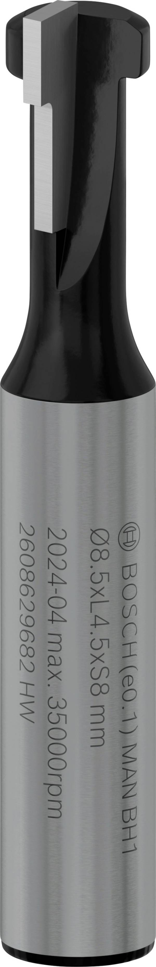 Bosch Accessories 2608629682 drážkovacia fréza tvrdokov   Dĺžka 50 mm Vonkajší Ø 5.600 mm Pracovná dĺžka 4.500 mm Ø hriadeľa 8 mm
