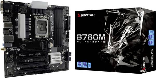 BioStar B760MXC PRO Základná doska Socket Intel® 1700 Tvarový faktor Micro-ATX Čipová sada základnej dosky Intel® B760