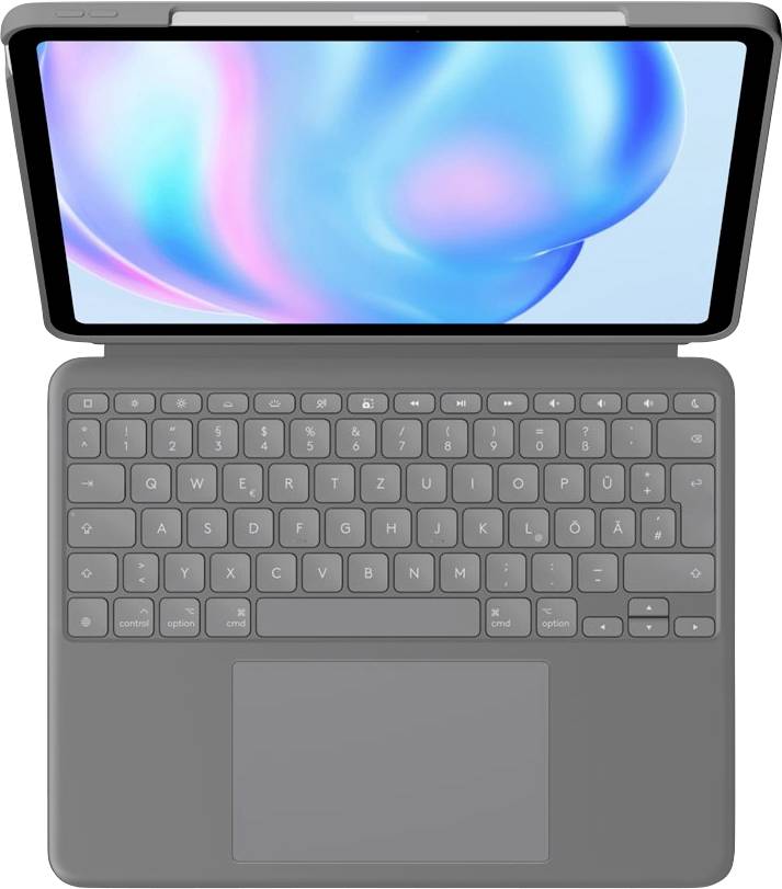 Logitech Combo Touch Tastiera per tablet con BookCover Adatto per il marchio (tavoletta): Apple IPad Air 13 (2024), IPad Air 13 (M3, 2025)