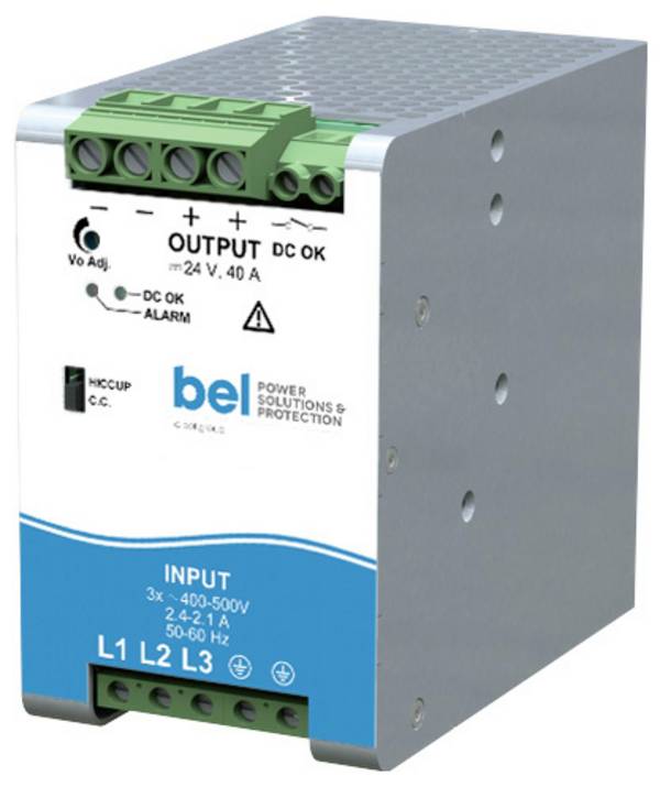 Belfuse sieťový zdroj na montážnu lištu (DIN lištu), 24 V/DC, 40 A, 960 W