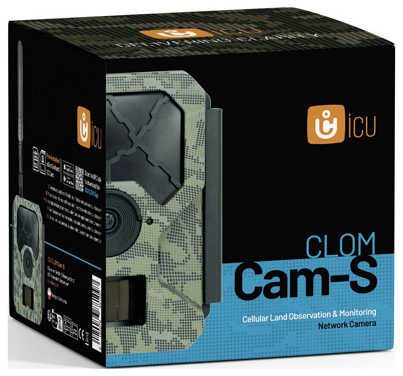 ICU CLOM Cam-S Camera outdoor Mimetico Verde