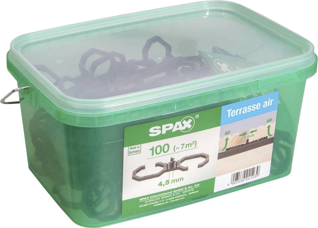 SPAX Afstandsholder 90 mm 4009422545009 100 stk (L x B x H) 90 x 28 x 4 mm