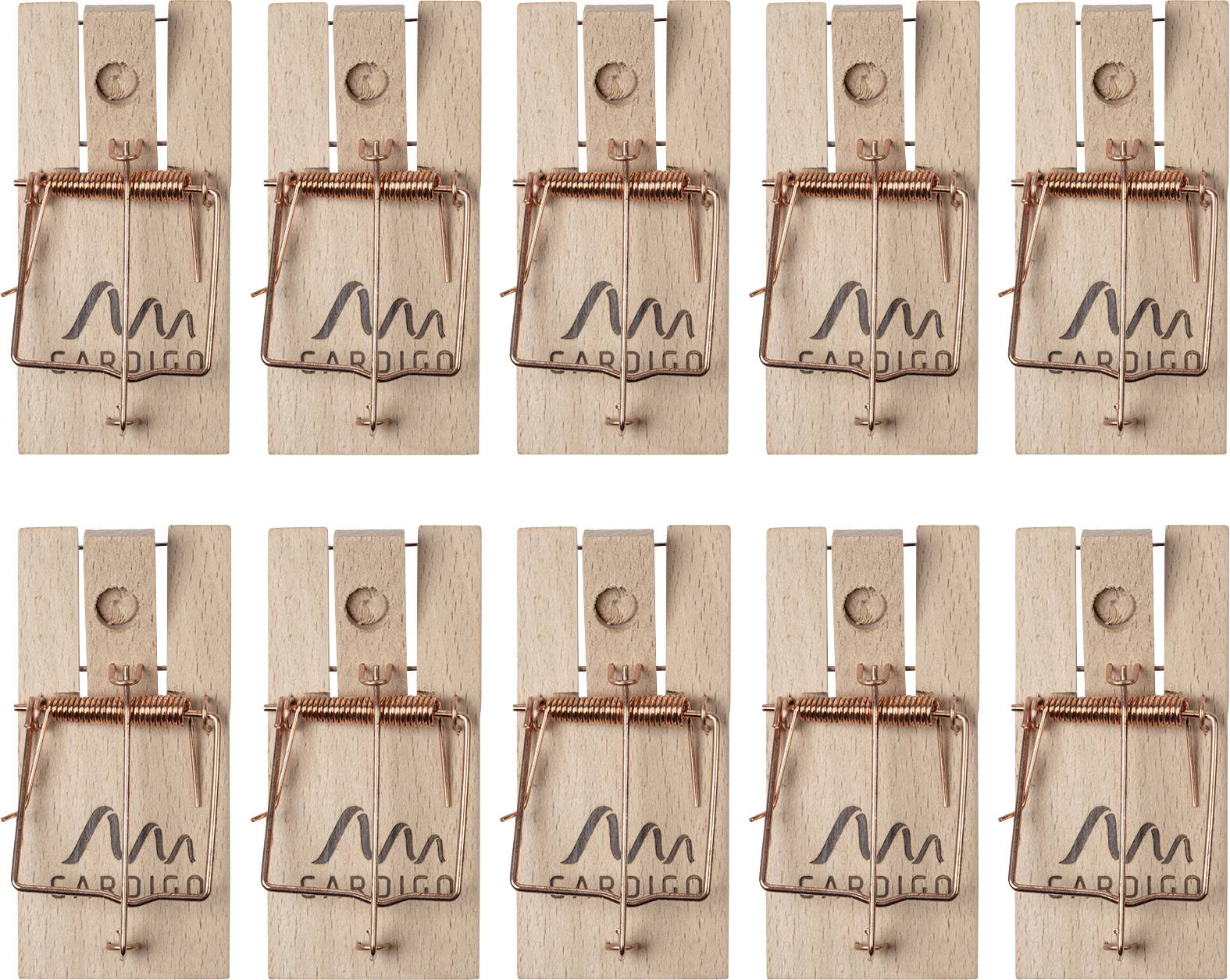 Gardigo Holz Schlagfalle Musefælde 10 stk