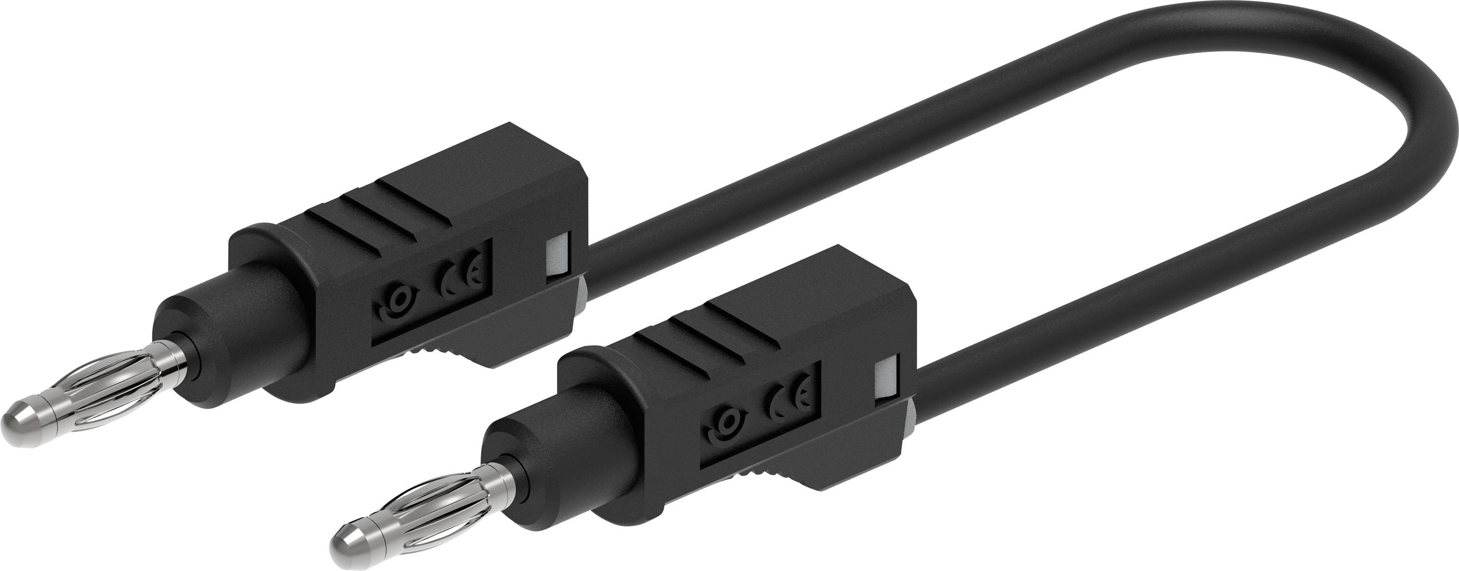 Electro PJP 2112-CD1-25N Cavo di misura 25 cm Nero 1 pz.