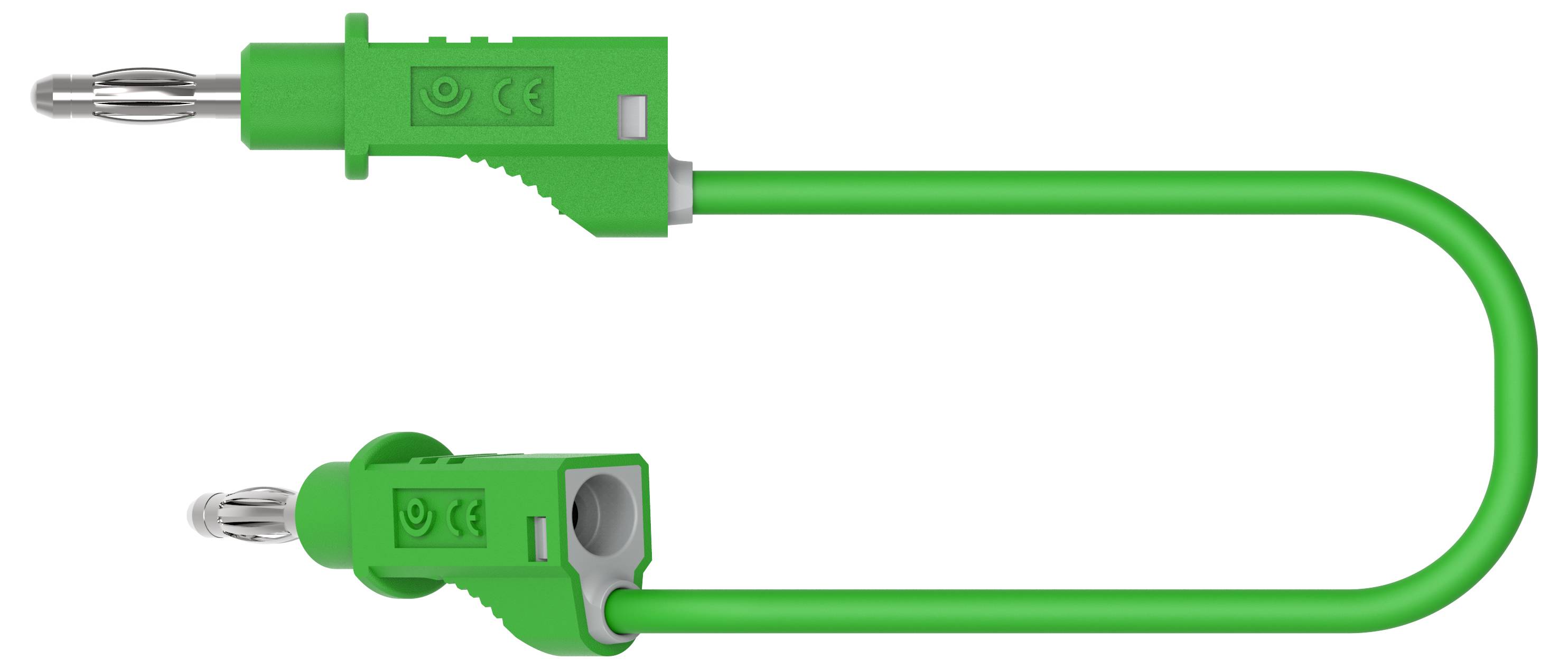Electro PJP 2112-CD1-25V merací kábel [ - ] 25 cm zelená 1 ks-1