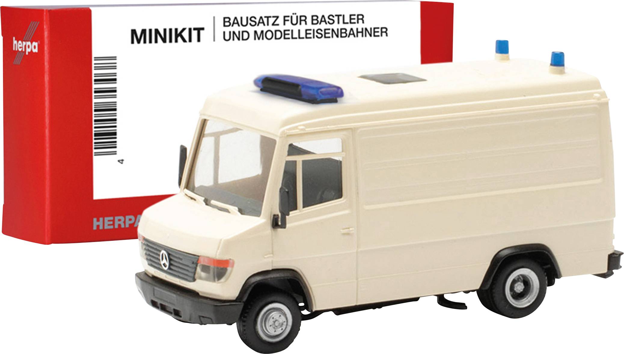 Herpa 013949 H0 Hulpdienstvoertuig Mercedes Benz Vario Reddingswagen, Wit