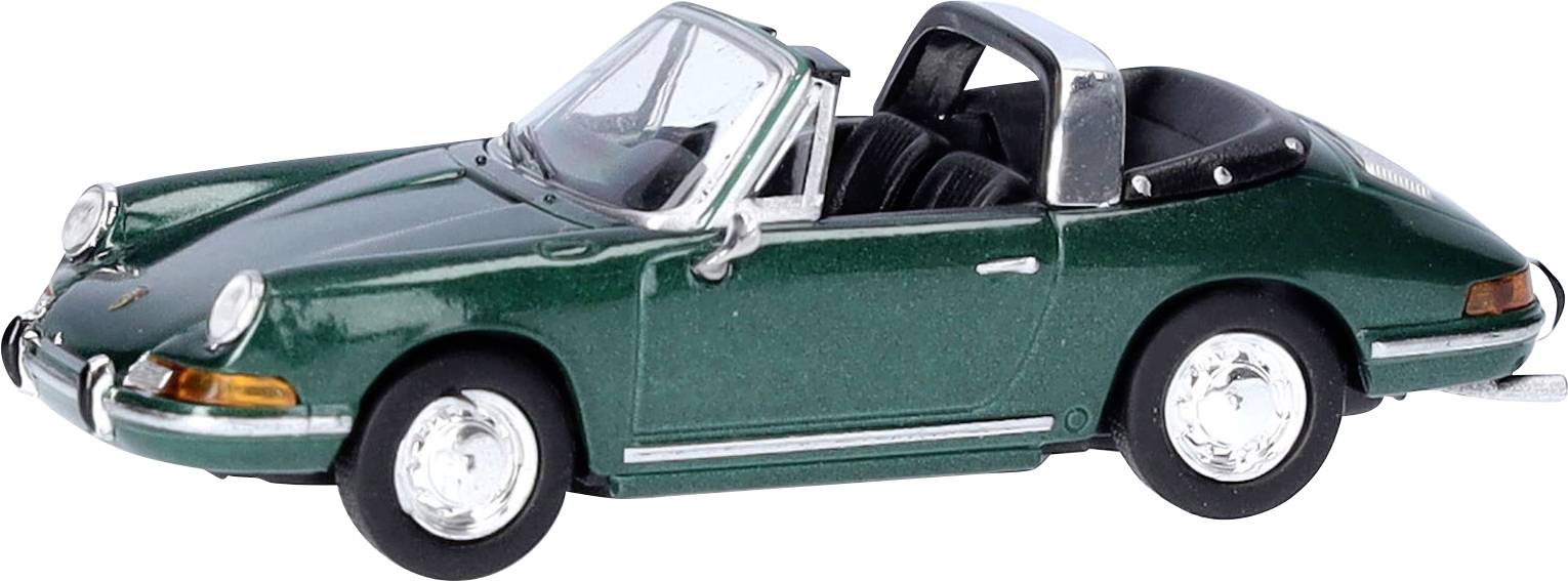 Herpa 033732-004 H0 Auto Porsche 911 Targa, Groenmetallic