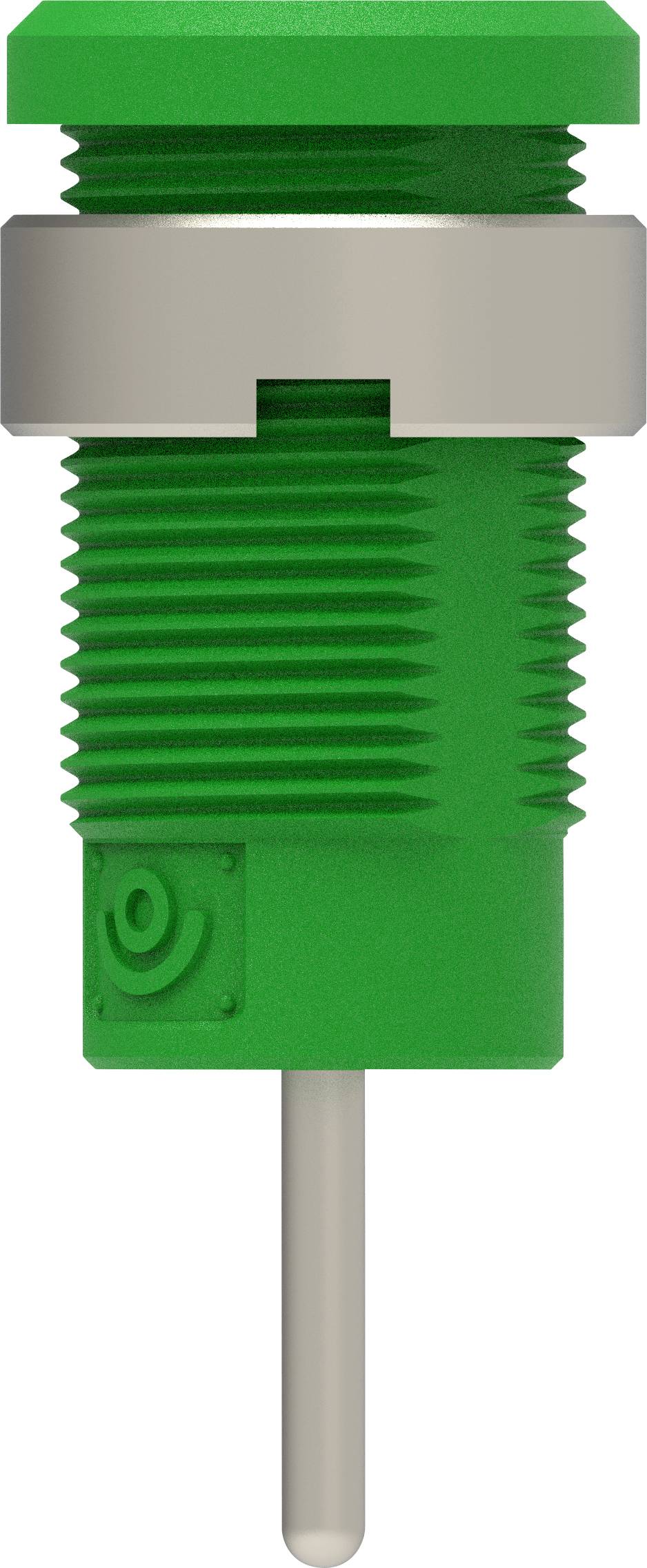 Electro PJP 3267-C-CD1-V bezpečnostná vstavaná zásuvka 4 mm Ø pin: 1.9 mm zelená 1 ks Piece-0