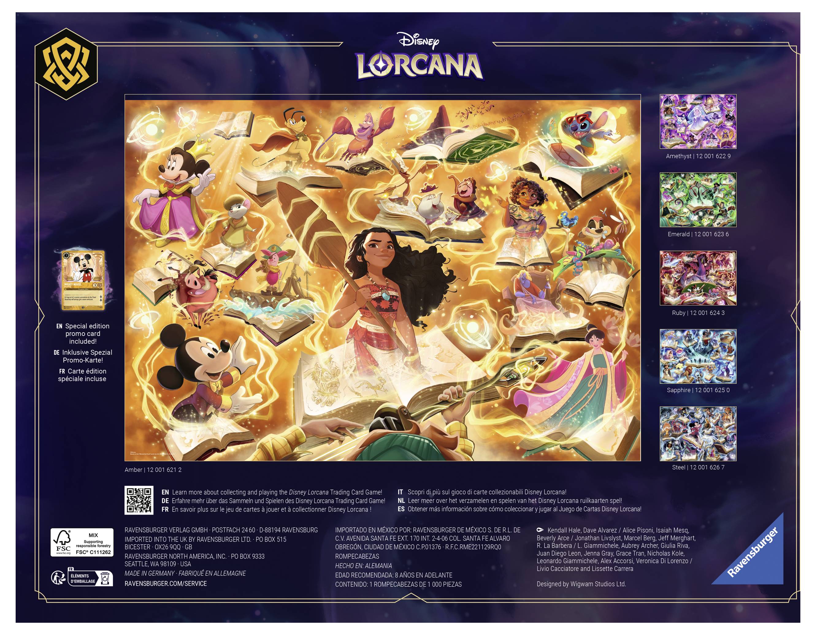 Puzzle pre dospelých 1000 dielikov – Disney Lorcana 12001621 1 ks-2