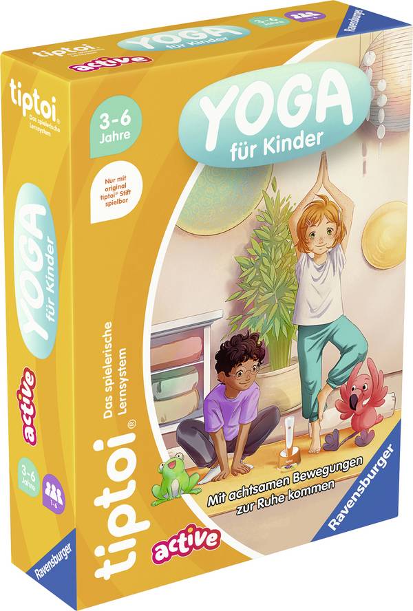Ravensburger tiptoi® ACTIVE joga pre deti - od 3 rokov tiptoi® ACTIVE Yoga für Kinder 00230