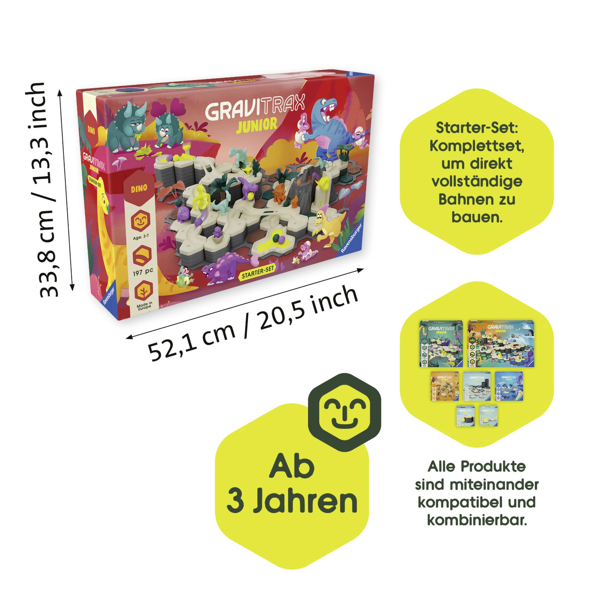 Ravensburger GraviTrax Junior - Štartovacia sada XXL Dino GraviTrax Junior - Starter-Set XXL Dino 24845-9