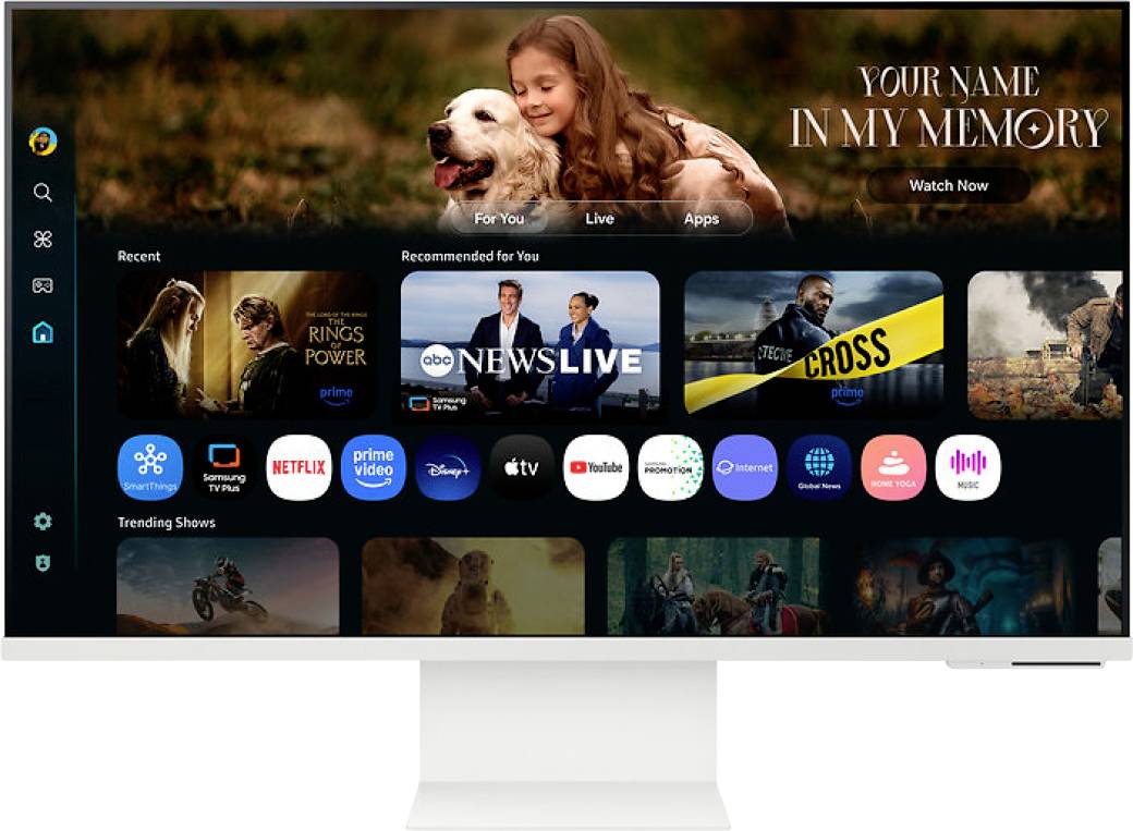 Moniteur LED Samsung S32FM801UU CEE F (A - G) 81.3 cm 32 pouces 3840 x 2160 pixels 16:9 4 ms HDMI™, USB 2.0, USB-C®, WiFi, Bluetooth VA LED