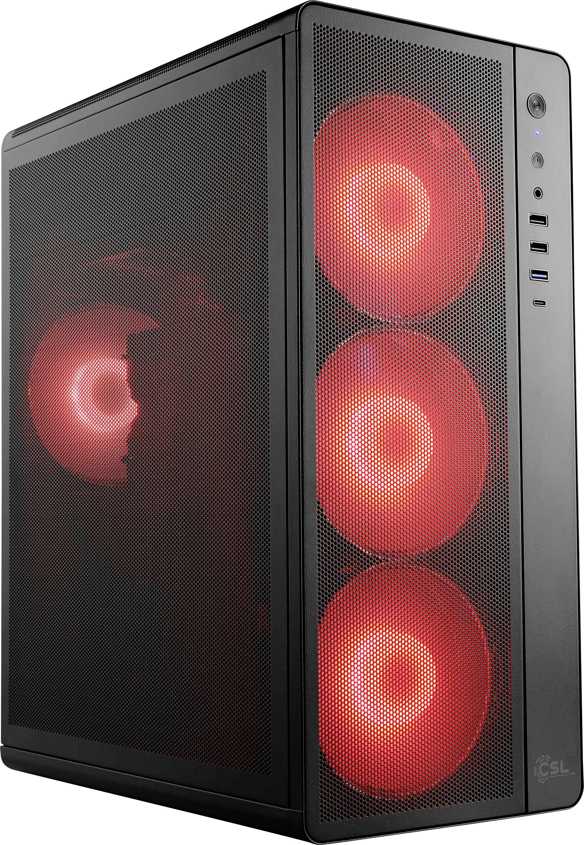 CSL Computer PC da gioco M12060H AMD Ryzen 5 8400F 4.7 GHz 16 GB RAM 1000 GB SSD Nvidia Geforce RTX™ 5060 ti 8 GB GDDR7 94223