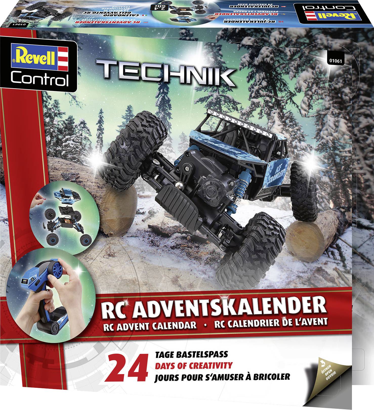 Revell Control Crawler kit à monter, jouet Calendrier de lAvent Classe dâge à partir de 12 ans 2