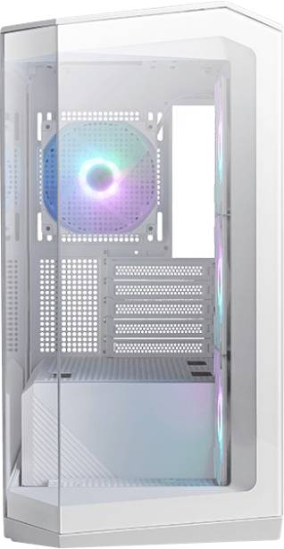 MSI MAG PANO M100R PZ micro tower PC skrinka biela-0