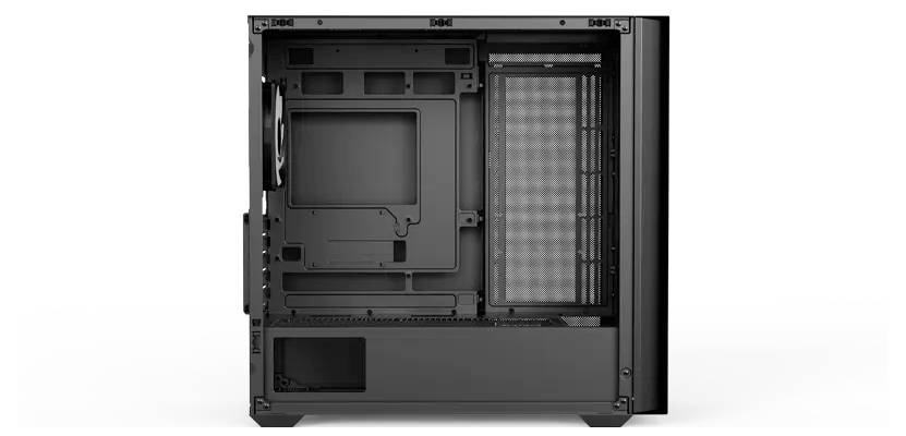 AeroCool D302A-G-BK mini tower PC skrinka čierna, biela-2