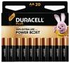 Duracell Plus Power Boost tužková batéria typu AA 1.5 V, 20 ks