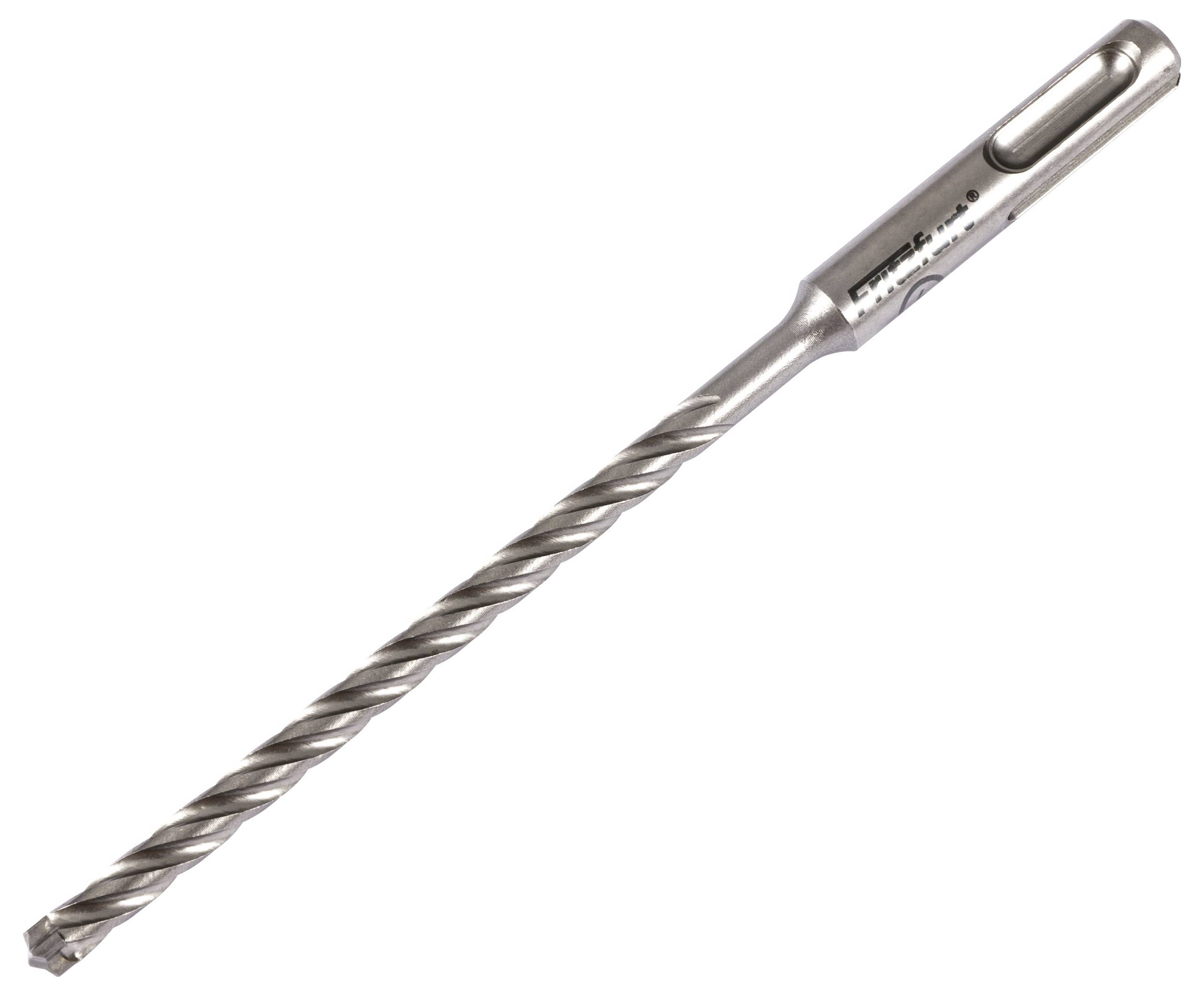 Kovový vrtáky so špirálovým dizajnom a špicatým hrotom, ktorý sa používa na vŕtanie do tvrdých materiálov ako sú kov alebo murivo.