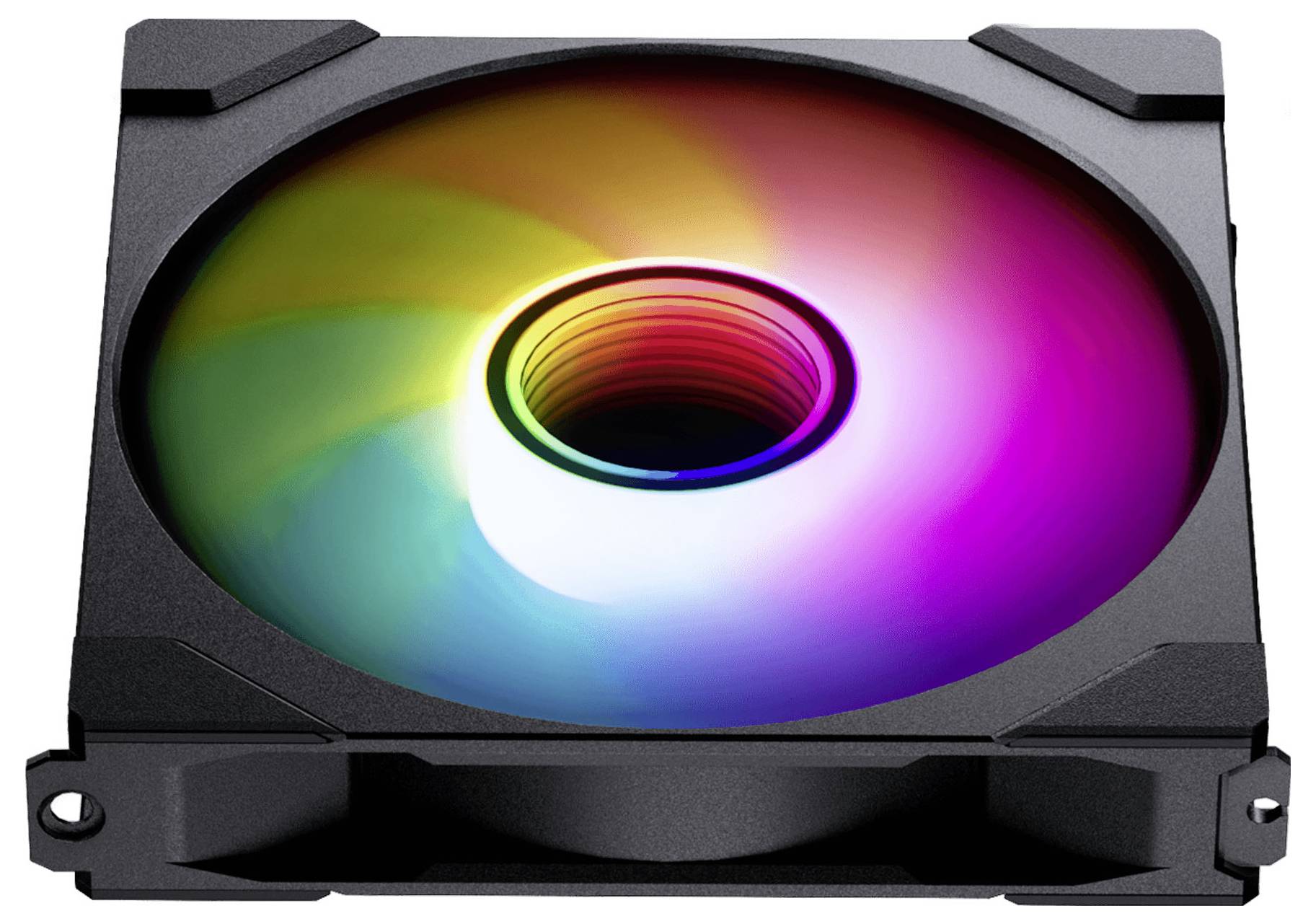 Phanteks PH-F140M25R_G2_DBK01 PC vetrák s krytom viacfarebná (š x v) 140 mm x 140 mm vrátane LED osvetlenia-3