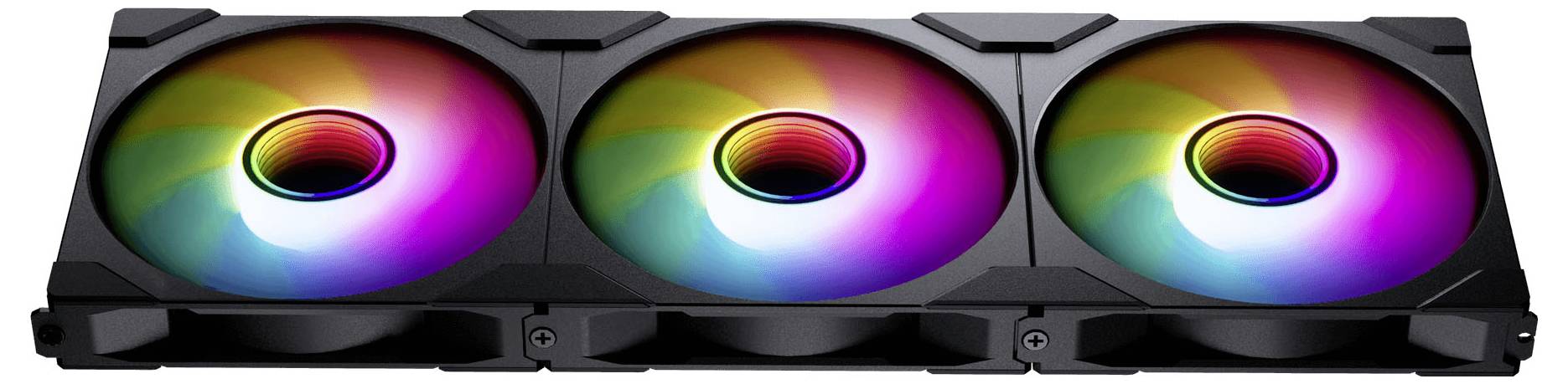 Phanteks PH-F140M25R_G2_DBK01 PC vetrák s krytom viacfarebná (š x v) 140 mm x 140 mm vrátane LED osvetlenia-4