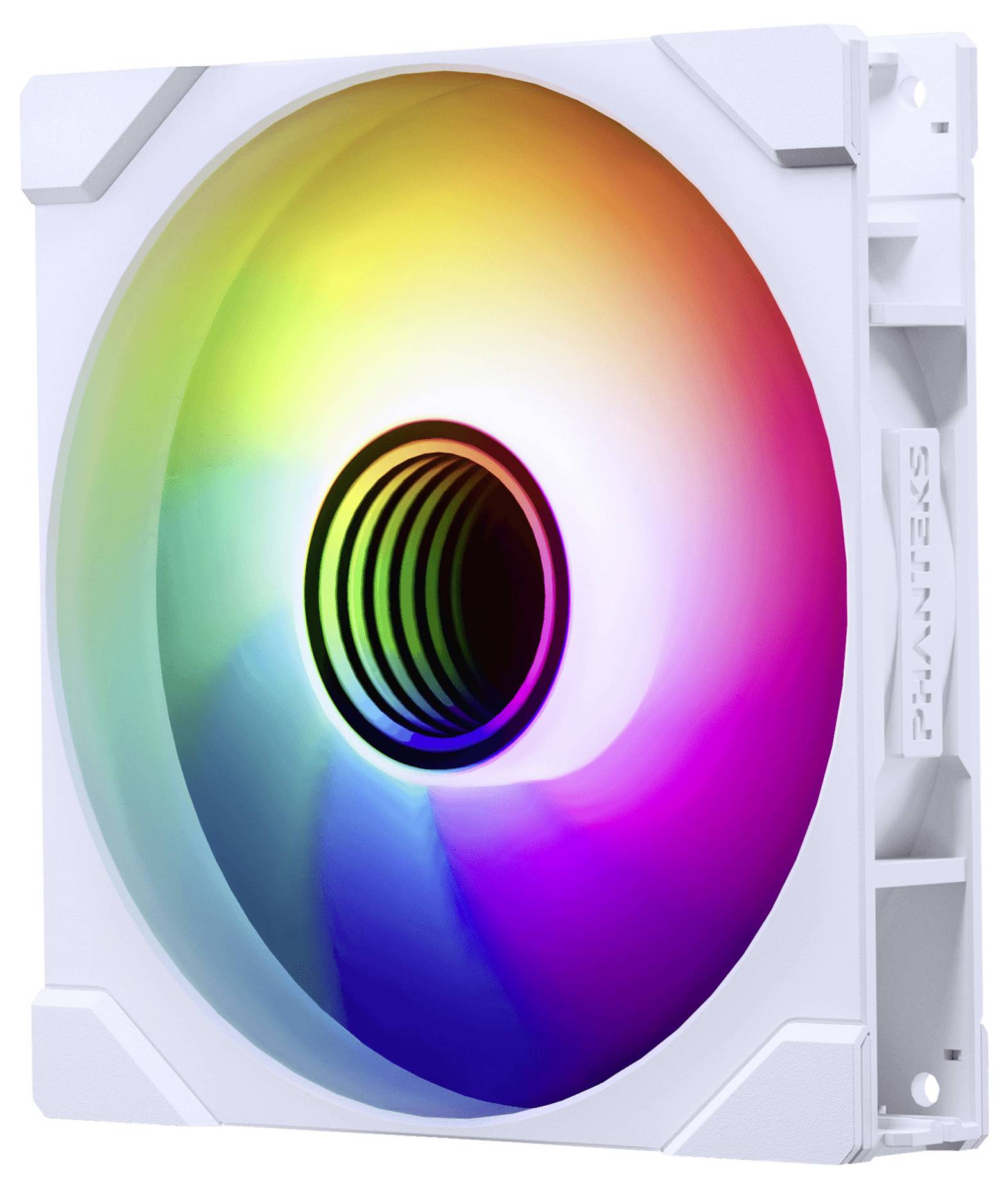 Phanteks PH-F140M25R_G2_DWT01_3P PC vetrák s krytom viacfarebná (š x v) 140 mm x 140 mm vrátane LED osvetlenia-1