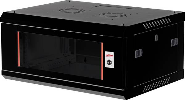 <br> Roline<br> <br> 19" nástenná rozvodná skriňa<br> (š x v x h) 600 x 290 x 450 mm<br> 4 U<br> čierna<br>