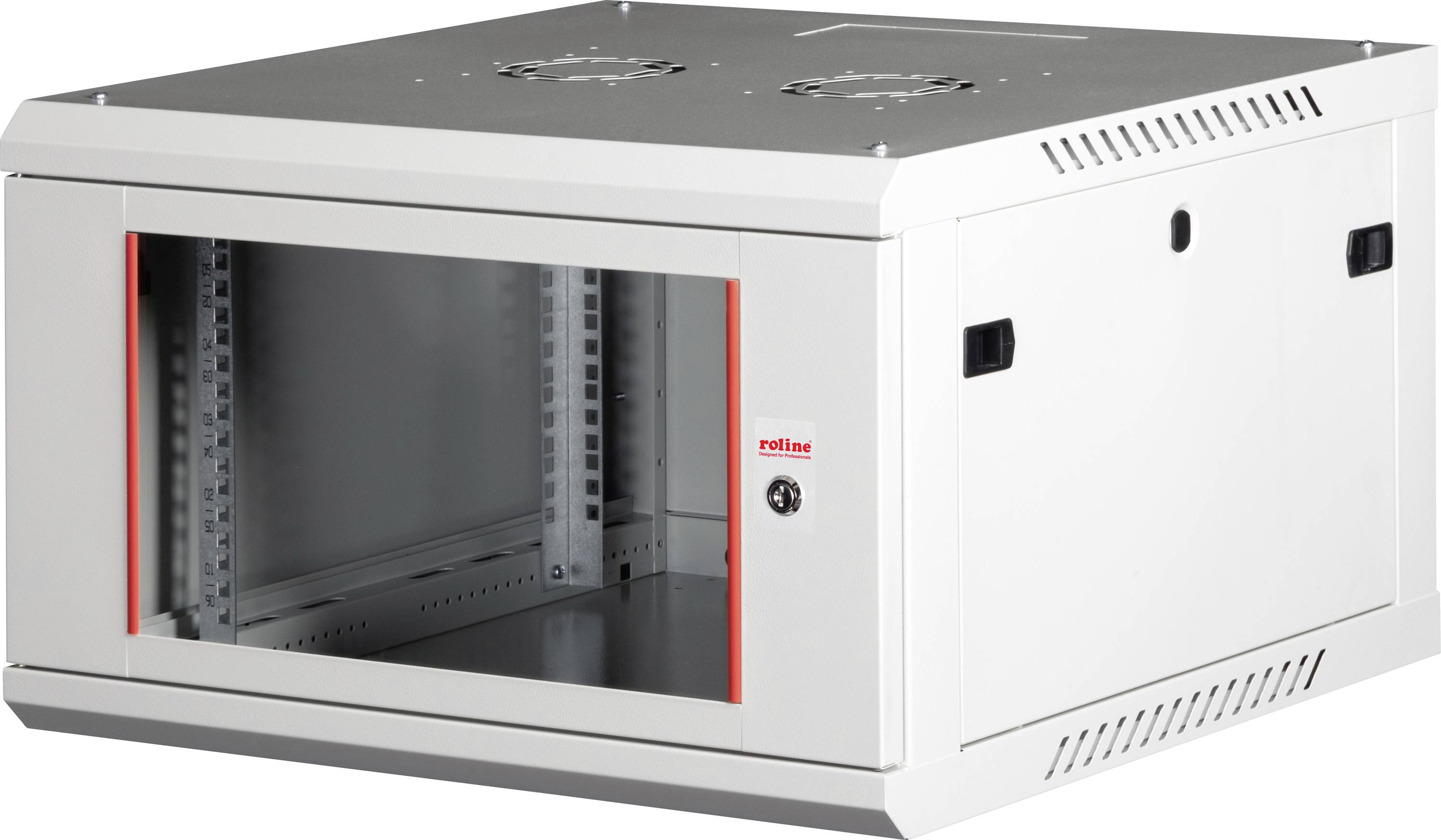 Roline 19-inch wandbehuizing Basic Plus 6U , 600x600 BxT grijs