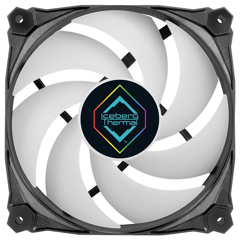Iceberg Interactive IG12LT-B3A PC vetrák s krytom čierna-1