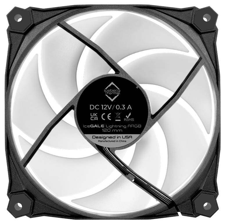 Iceberg Interactive IG12LT-B3A PC vetrák s krytom čierna-7